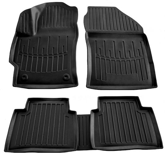 Race Axion Set of Front and Rear Mats 5pcs Tray Type for Toyota Corolla 2018 Black