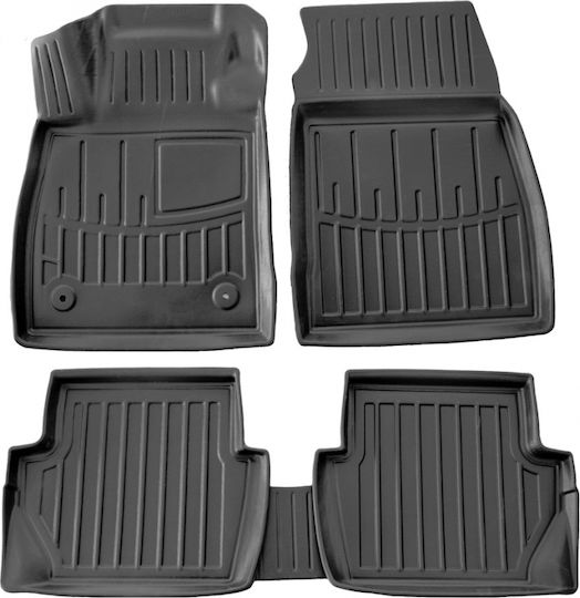 Race Axion Set of Front and Rear Mats 5pcs Tray Type for Ford Fiesta 5D 2017+ Black