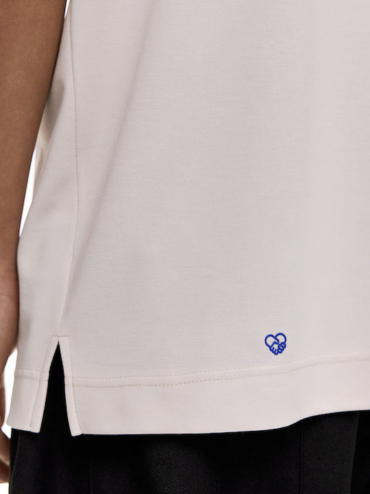 T-shirt Μπεζ