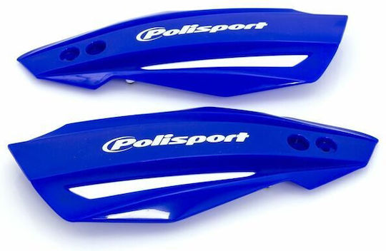 Polisport Motorcycle Protective Hand Guards MX BULLIT in Blue Colour
