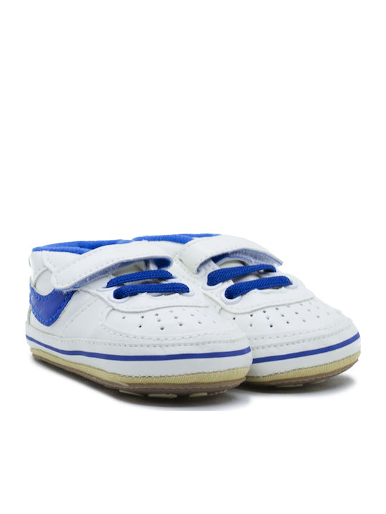 Childrenland Βρεφικά Sneakers Αγκαλιάς Λευκά