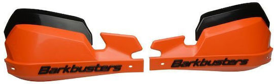 Barkbusters Motorcycle Protective Hand Guards VPS Universal without Installation Kit in Orange Colour