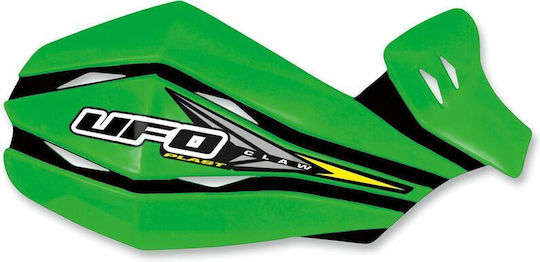 UFO Motorcycle Protective Hand Guards in Green Colour