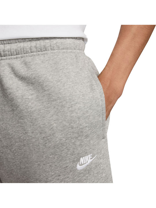 Sweatpants with Elastic Dk Grey Heather, Lt Smoke Grey, White