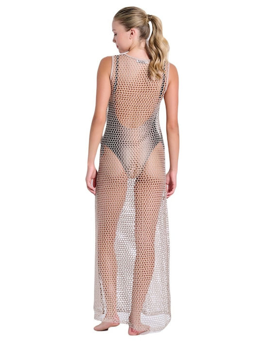 Jeannette Γυναικείο Beachdress Φόρεμα Regular Fit 8078gold