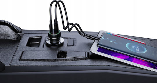 Jellico Jellico Auto-Ladegerät 20W Schnellladen mit Anschlüssen: 1xUSB-A 1xType-C inklusive Lightning Kabel Schwarz