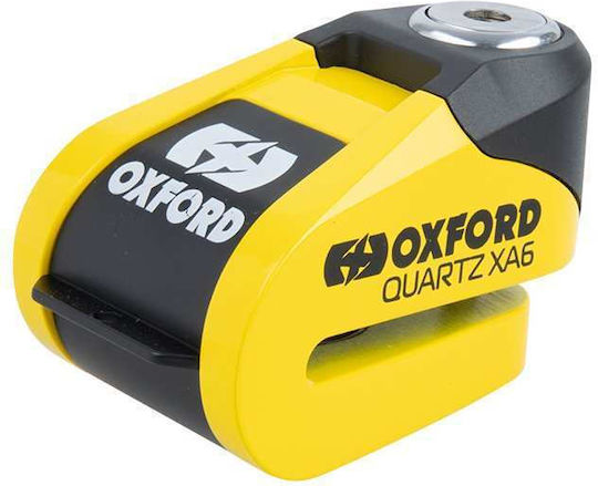 Oxford Quartz XA6 Motorcycle Disc Brake Lock in Black