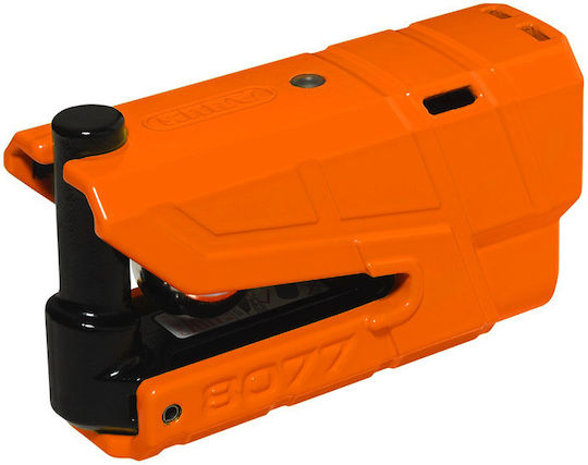 Abus Motorcycle Disc Brake Lock with Alarm & 13mm Pin in Orange