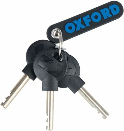 Oxford Patriot Κλειδαριά Δισκόφρενου Μοτοσυκλέτας με Διάμετρο Πείρου 14mm Κίτρινο Χρώμα