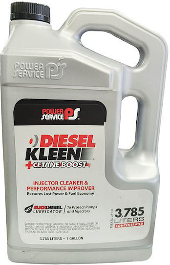 Power Service Diesel Kleen + Cetane Boost Πρόσθετο Ενισχυτικό Αριθμού Κετανίων Αυτοκινήτου 3.785lt