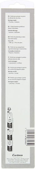 Carlinea Προστατευτικά Αντικρουστικά για Πόρτες Αυτοκινήτου 17cm 2τμχ Μαύρο