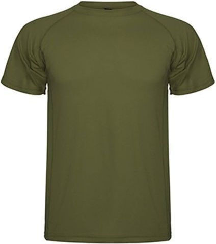 AETOS Short Sleeve T-shirt Military Greek Army 100% Cotton In Khaki Colour 00623