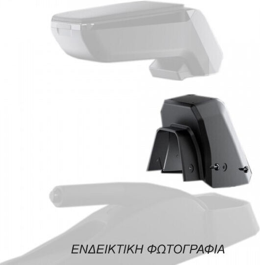 Rati Armster Car Fabric Armrest Mount for Toyota Yaris 2020 Black