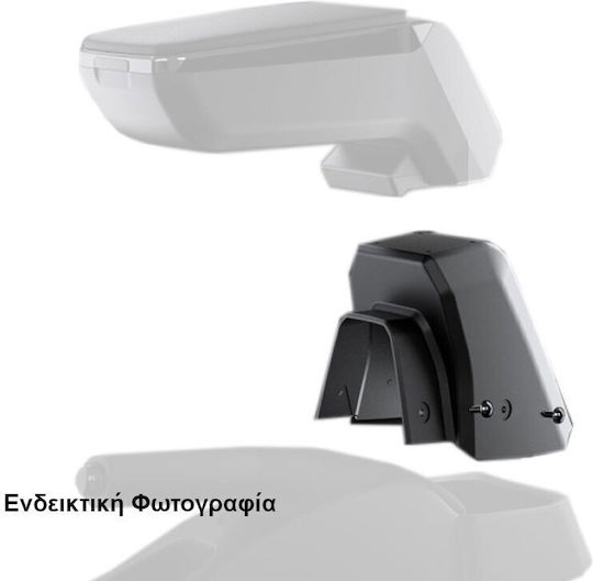 Rati Armster Car Fabric Armrest Mount for Toyota Yaris 2020 Black