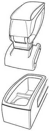 Lampa Car Armrest Mount for Volkswagen Passat Car Armrest Console VW Passat 2005