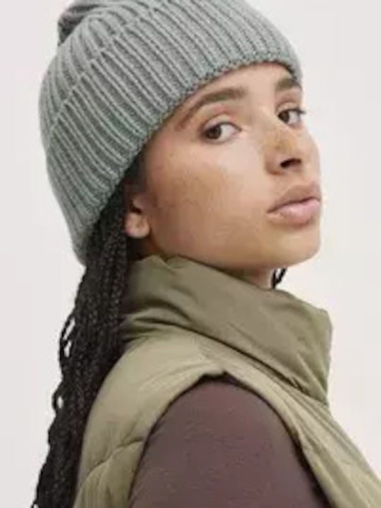 Beanie Frauen Beanie Gestrickt in Grün Farbe