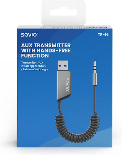 Savio FM Car Transmitter with AUX / Bluetooth / USB