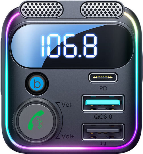 Joyroom FM Transmitter Αυτοκινήτου με Bluetooth