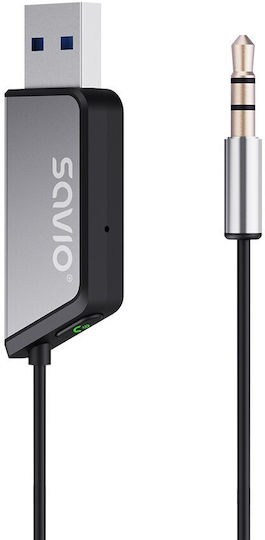 Savio FM Car Transmitter with AUX / Bluetooth / USB