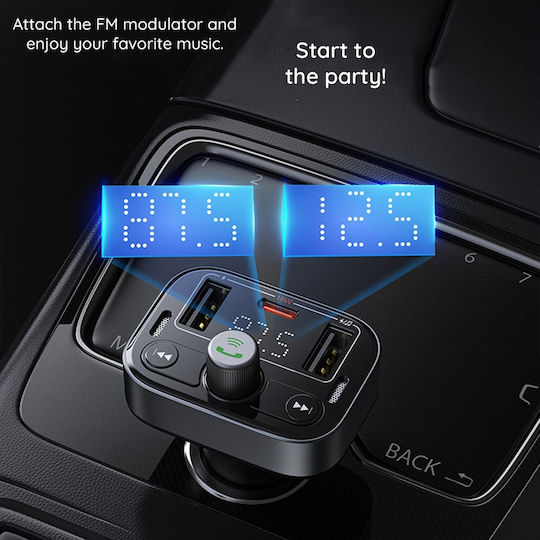 Baseus FM Transmitter Autovehicul cu Bluetooth