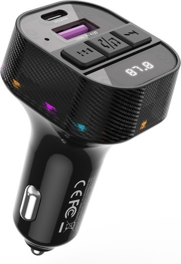 XO FM Transmitter Αυτοκινήτου BCC17 με Bluetooth
