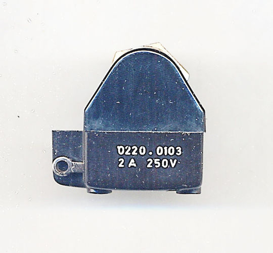 Rocker Switch On-off Single Pole Key SPST 2 Pin 2A/250VAC Opening Φ12.0mm 12x30x30mm Marquardt 0220.0103