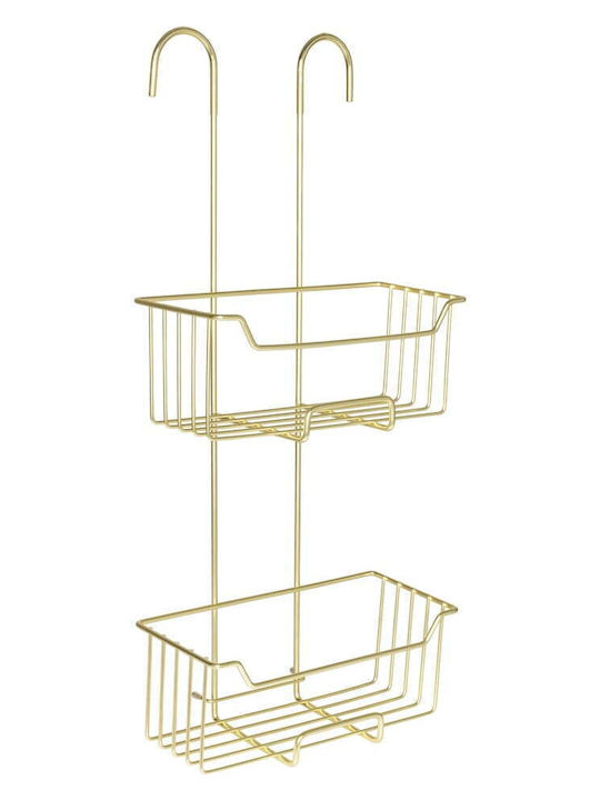 Wenko Wenko Bathroom Shelf Metallic 25x14x55cm Gray
