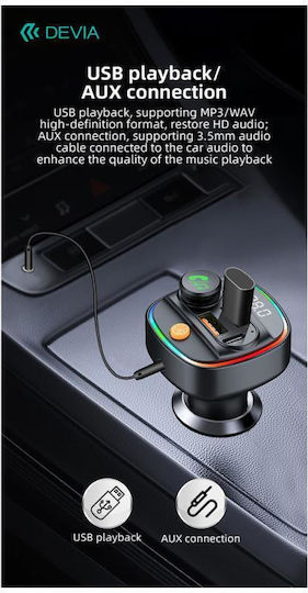 Devia FM Transmitter Αυτοκινήτου N66393 με Bluetooth / USB