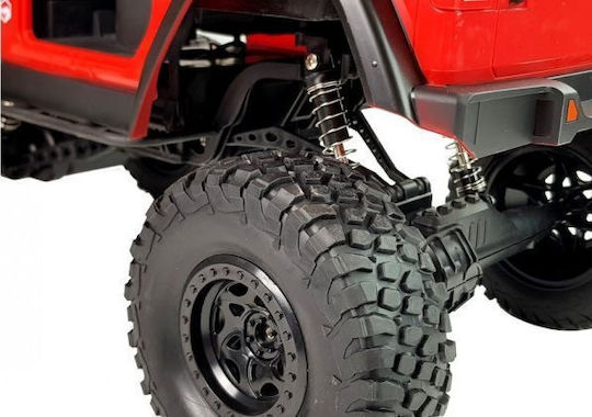 Lean Toys Terrain Remote Controlled Car Crawler 4WD Red