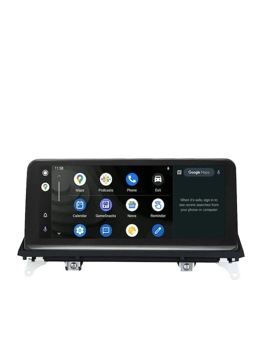 Bizzar Car Audio System for BMW X5 / X6 2007-2010 Bluetooth USB AUX Wi-Fi GPS Apple CarPlay Android Auto with 10.25 Inch Touch Screen
