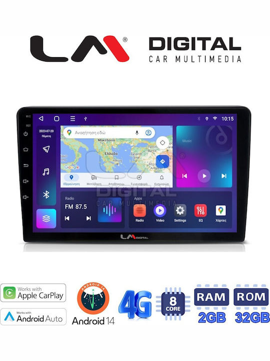 LM Digital Car Audio System for Mazda 2 2002 2007 Bluetooth USB Wi-Fi GPS Apple CarPlay Android Auto