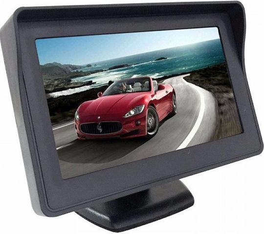 4.3" Car Screen Αναδιπλούμενη for Dashboard Universal