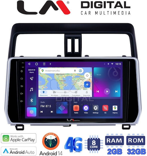 LM Digital Ecran pentru Tabloul de bord al mașinii Toyota Croazieră pe uscat cu /G/P/S/