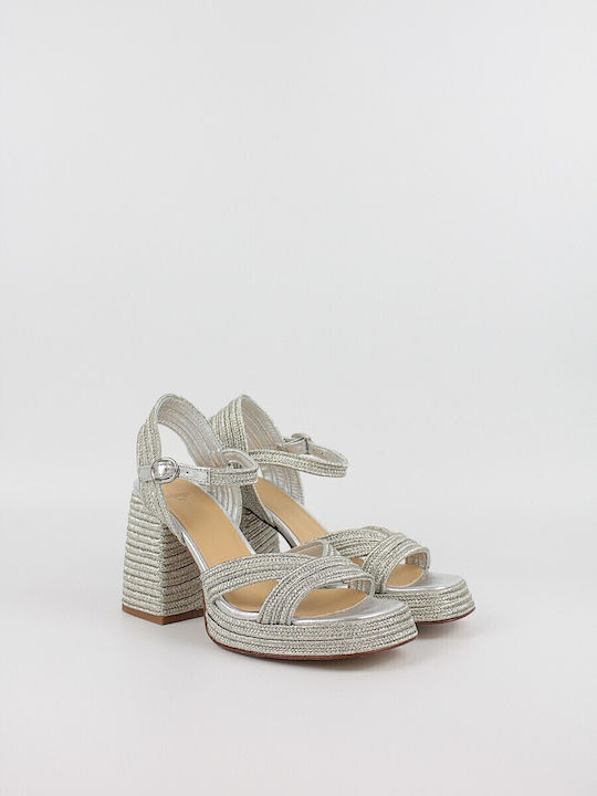 Sandalen Silber
