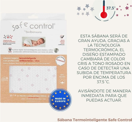 Bimbidreams с Ластик Thermointelligente Бежов 60x120 см