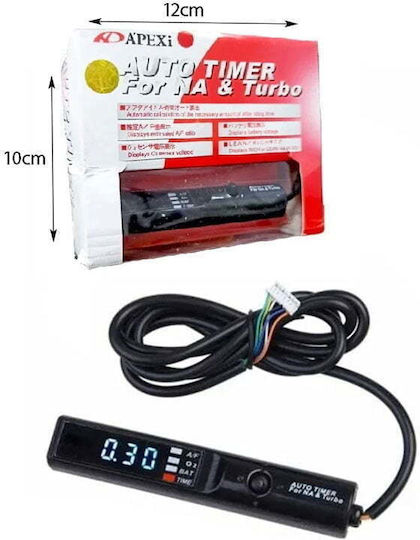 Apexi Ψηφιακό Όργανο Turbo Timer Αυτοκινήτου για τοποθέτηση στο Ταμπλό