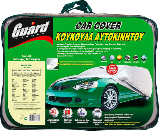 Guard Covers for Car with Carrying Bag 493cm Waterproof XLarge for Sedan