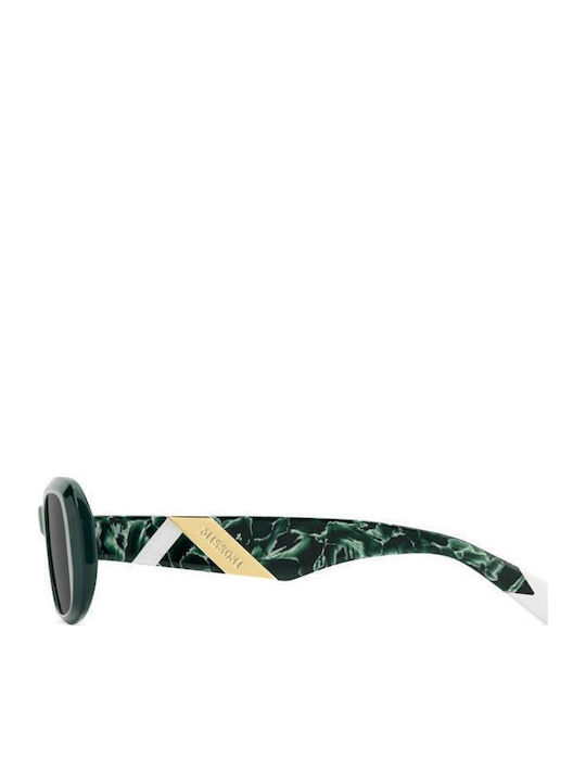 Missoni Women's Sunglasses with Green Plastic Frame and Gray Lens MIS 0220/S 1ED/IR