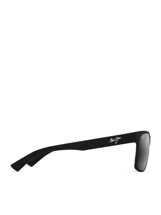 Maui Jim Men's Sunglasses with Black Plastic Frame and Black Polarized Lens 683-02