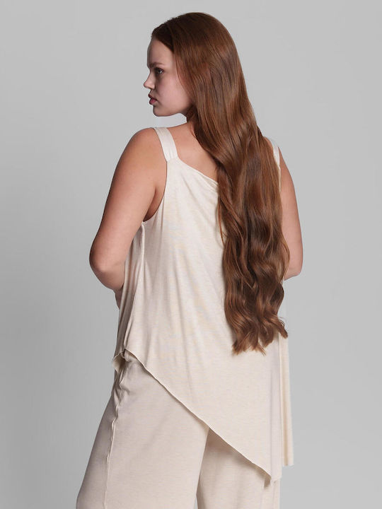 Collectiva Noir Asher Blouse Beige