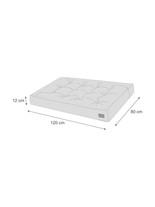 Μαξιλάρι Καναπέ Παλέτας Ecru 80x120εκ.