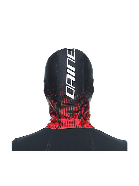 Dainese Full Face Motorcycle Rider Balaclava Black / Red Color