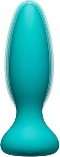 Doc Johnson A Play Vibe Experienced Vibe Anal Vibrator with Wireless Functionality Turquoise 14.6cm