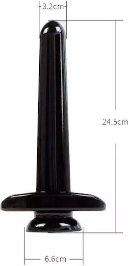 Perfect Fit Brand The Boner Penetrate Анално дилдо XLarge Black