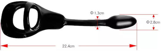 Perfect Fit Brand Armour Tug Lock Small Πρωκτική Σφήνα Small Μαύρη