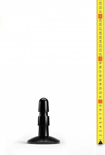 Hung System Anal Plug Vac-U-lock Suction Cup Black
