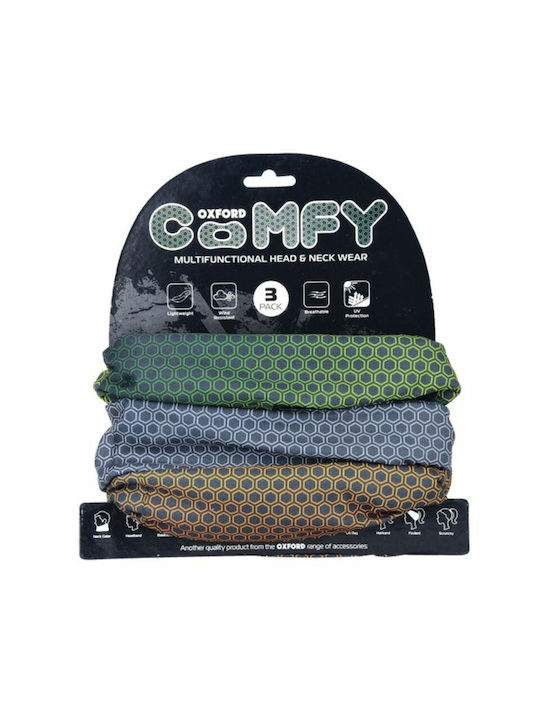 Oxford Comfy Nacreous Шал за Врат за Мотоциклетист от Полиестер Многоцветен Oxford Comfy Nacreous Шал за Врат за Мотоциклетист от Полиестер Многоцветен