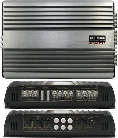 Car Audio Amplifier 3200W 4 Channels