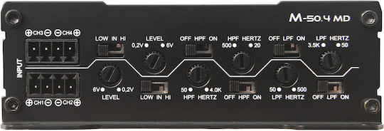 Audio System Αυτός είναι ο Ενισχυτής Αυτοκινήτου 4 Kanäle