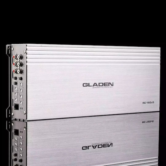 Gladen RC 150C5 Car Audio Amplifier 5 Channels Class D